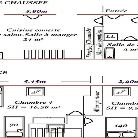 Дом отдыха De La Ferme Dufresne *